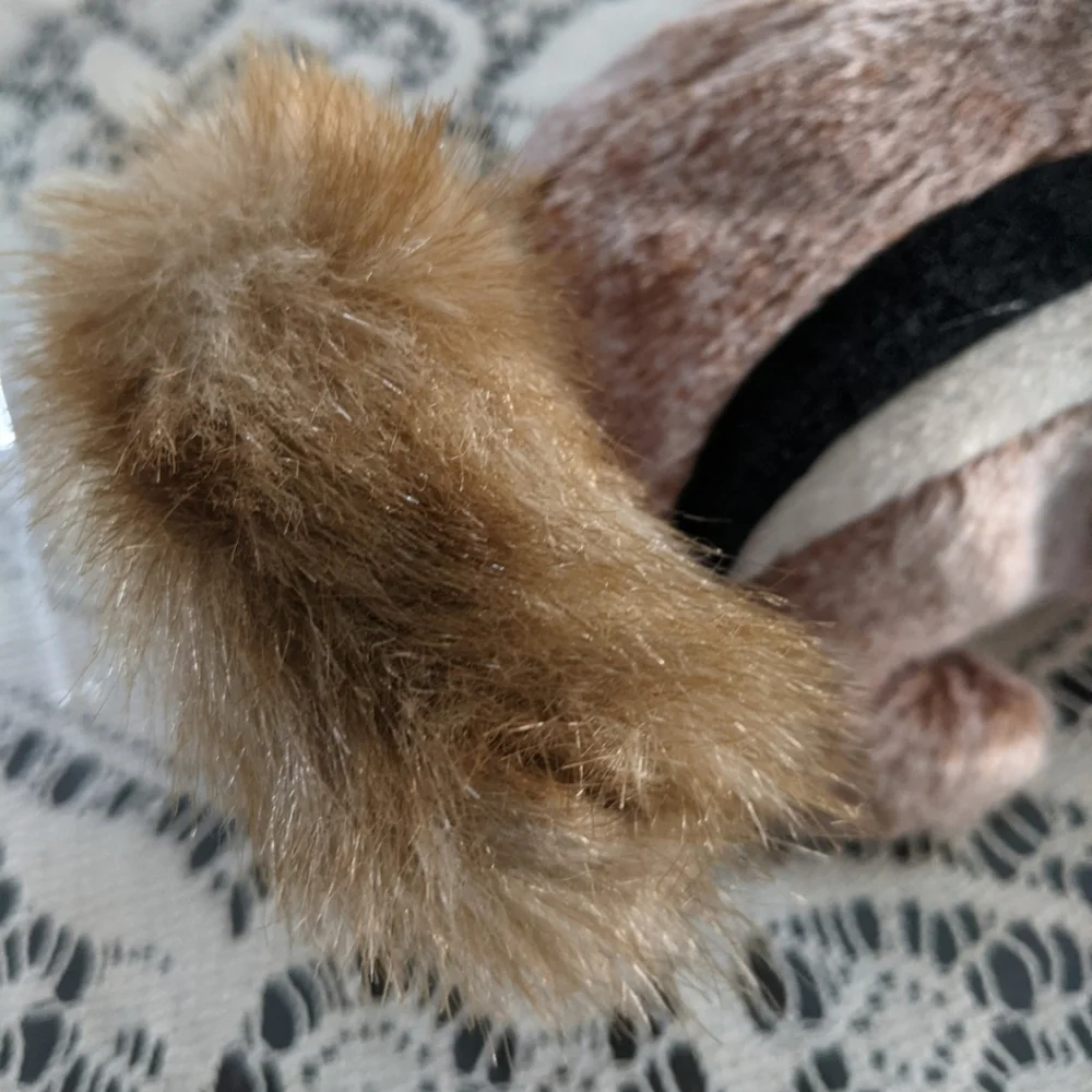 Vintage Retro Squirrel Plush Toy Kids Collectibles Nature Valentine Gift Decor